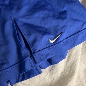 Blue Nike dri-fit skort